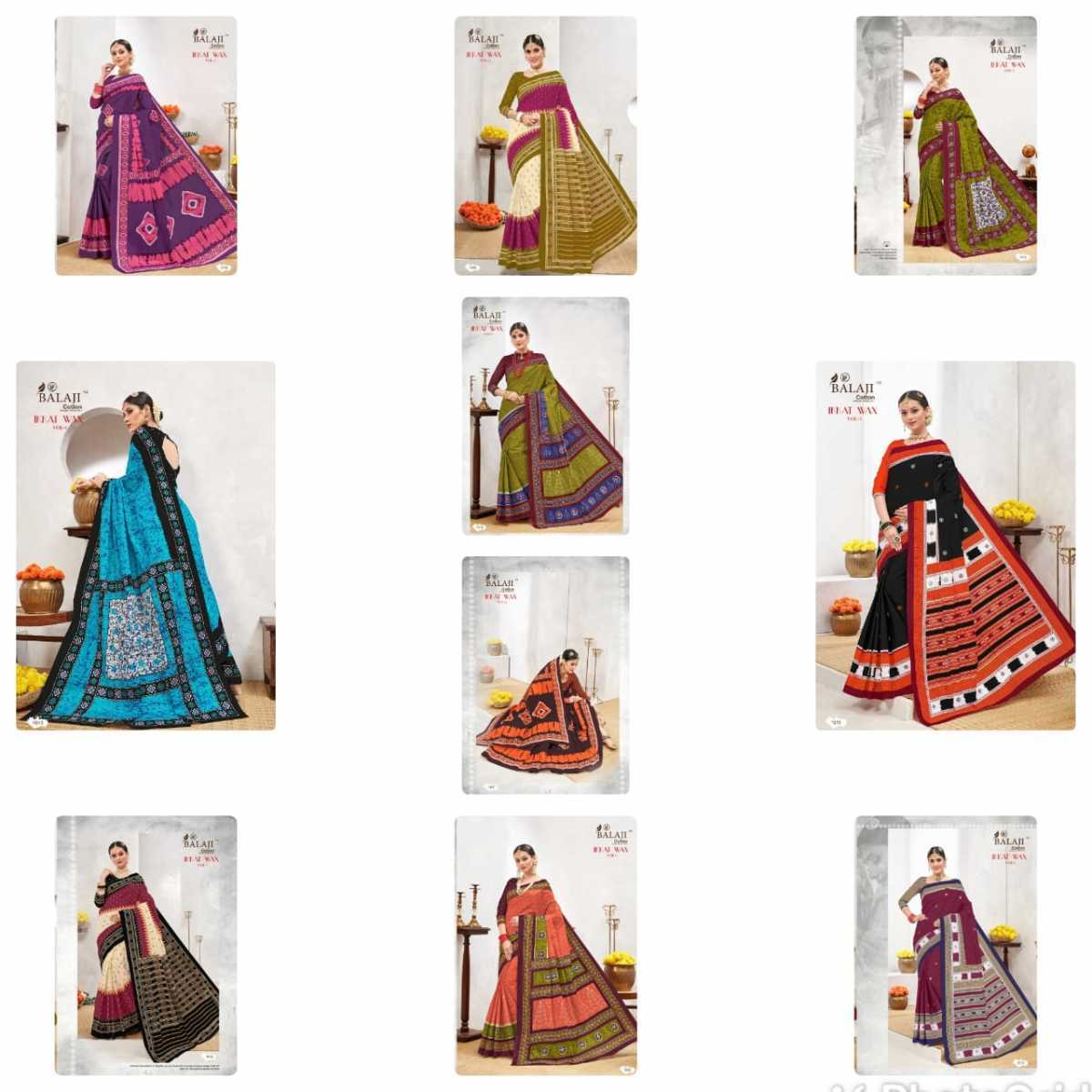 BALAJI-IKKAT-WAX-VOL-1-COTTON-PRINTED-SAREES-WHOLESALE-20