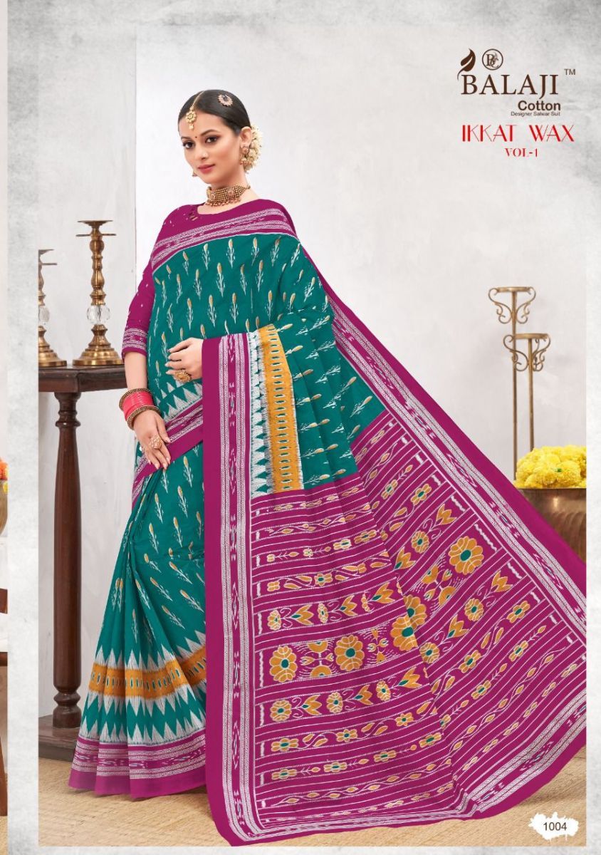 BALAJI-IKKAT-WAX-VOL-1-COTTON-PRINTED-SAREES-WHOLESALE-27