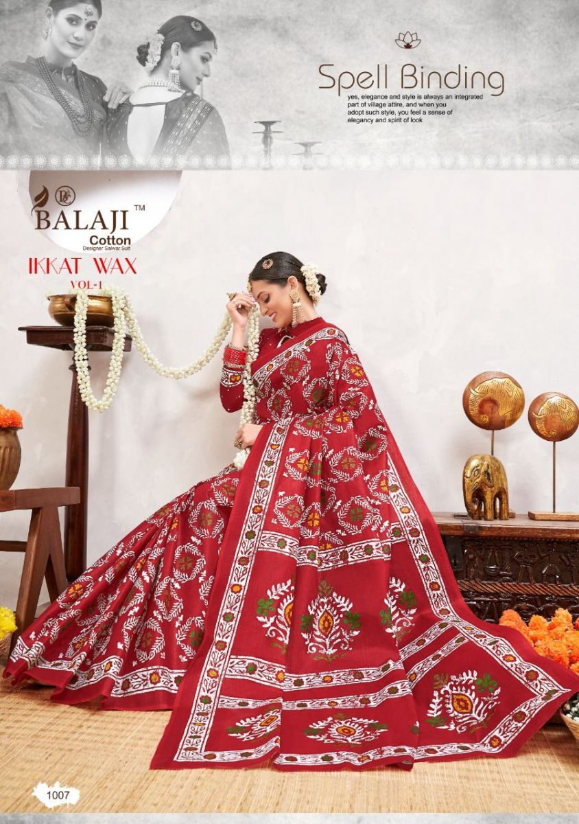 BALAJI-IKKAT-WAX-VOL-1-COTTON-PRINTED-SAREES-WHOLESALE-30