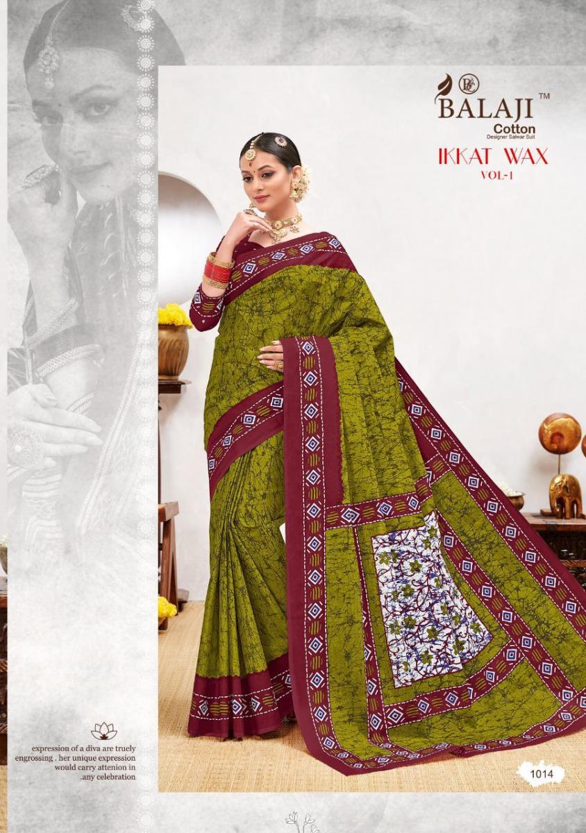 BALAJI-IKKAT-WAX-VOL-1-COTTON-PRINTED-SAREES-WHOLESALE-7