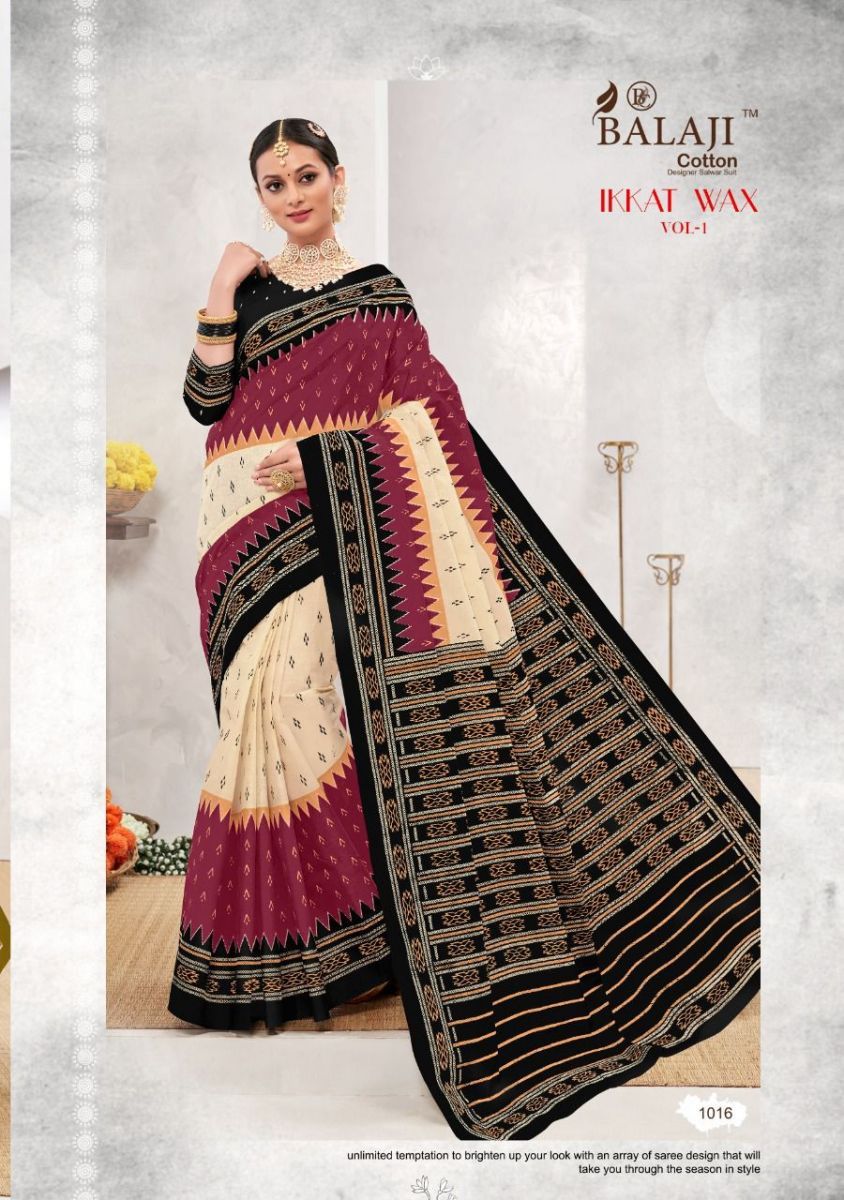 BALAJI-IKKAT-WAX-VOL-1-COTTON-PRINTED-SAREES-WHOLESALE-9