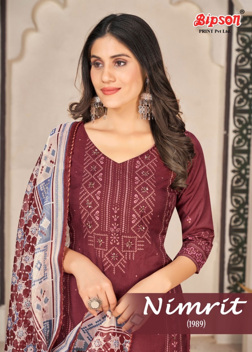 BIPSON-NIMRIT-1989-MUSLIN-GOLD-PRINTED-SUITS-WHOLESALE-1