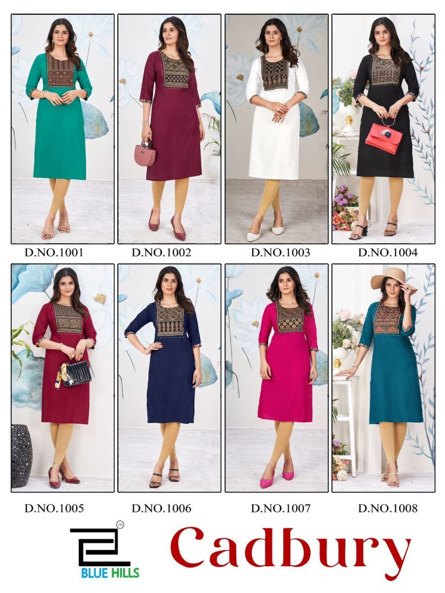 BLUE-HILLS-CADBURY-RAYON-KURTI-CATALOGUE-DISTRIBUTOR-IN-SURAT-1