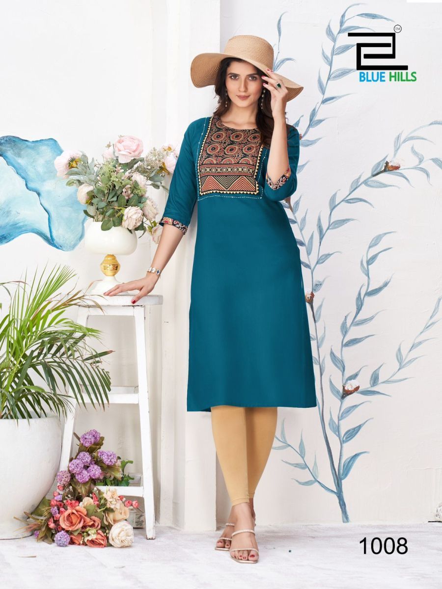 BLUE-HILLS-CADBURY-RAYON-KURTI-CATALOGUE-DISTRIBUTOR-IN-SURAT-4