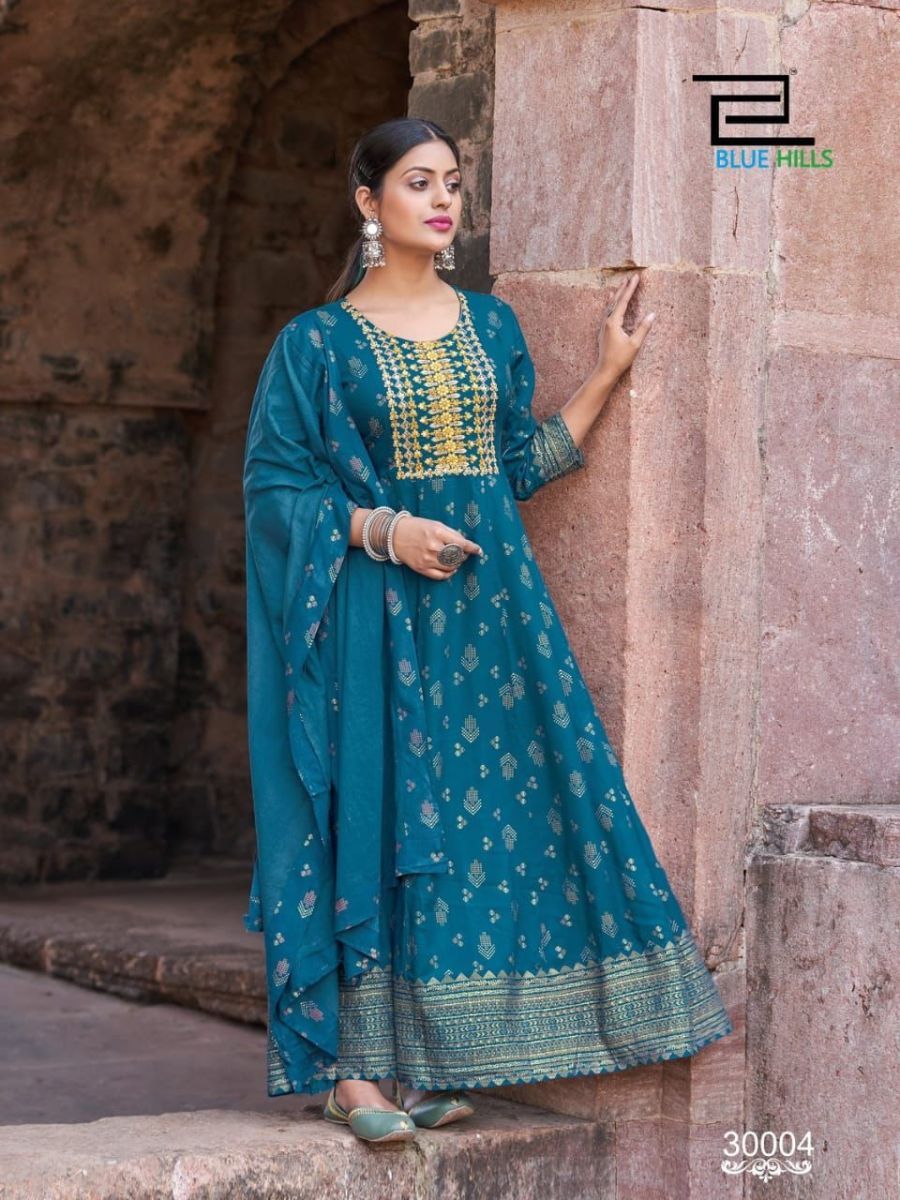 BLUE-HILLS-GLAMOUR-VOL-30-RAYON-PRINT-GOWN-WITH-DUPATTA-LATEST-CATALOGUE-4