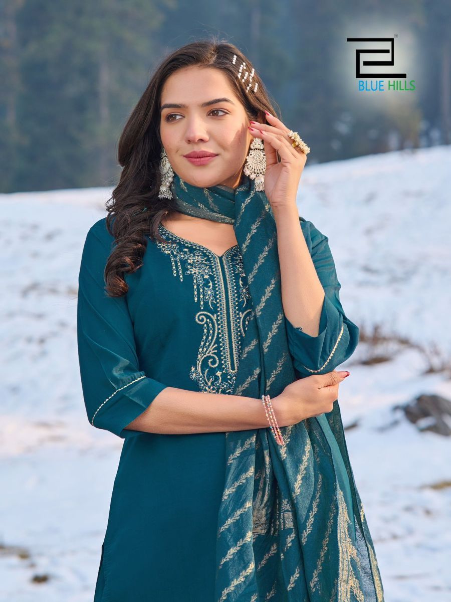 BLUE-HILLS-JHANVI-VOL-3-SILK-READYMADE-KURTI-SUPPLIER-1