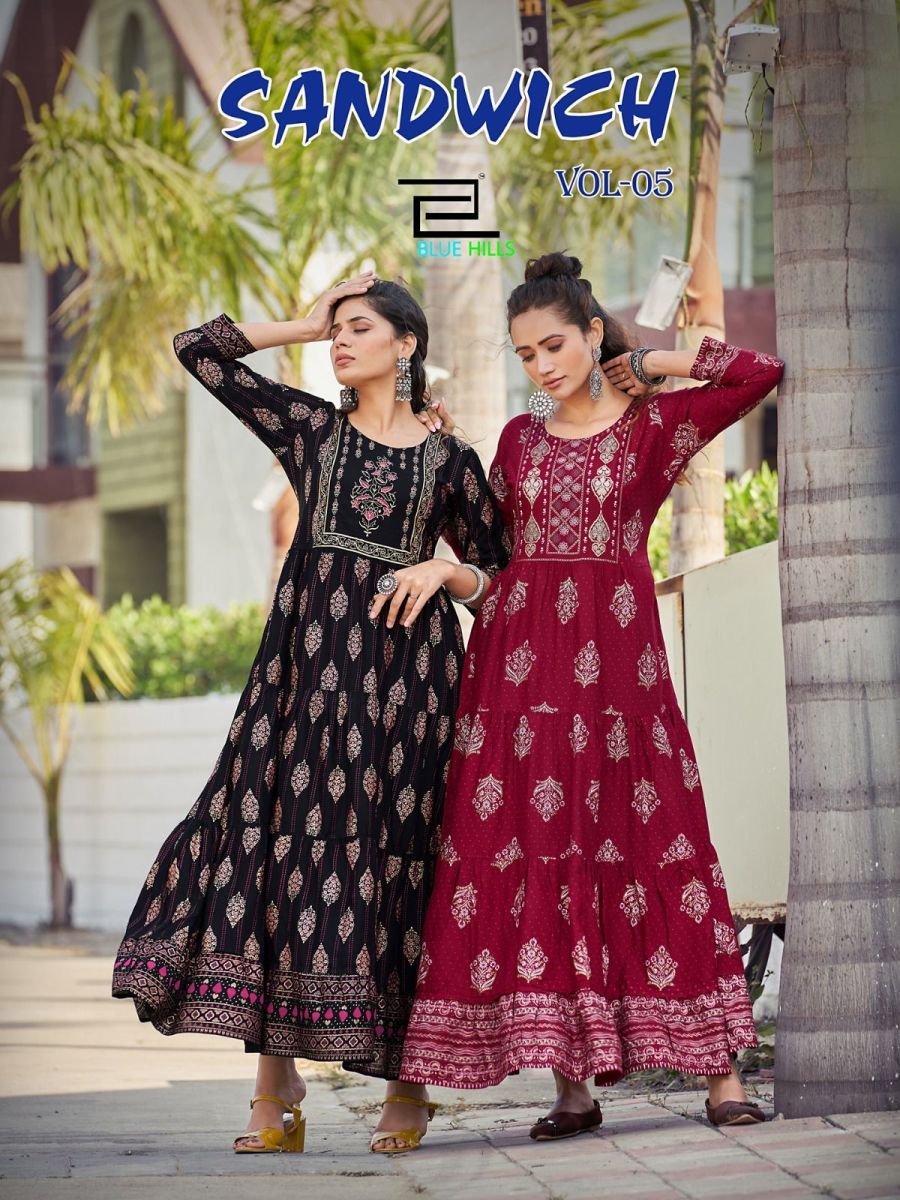 BLUE-HILLS-SANDWICH-VOL-5-RAYON-PRINTED-LONG-GOWNS-MANUFACTURER-1