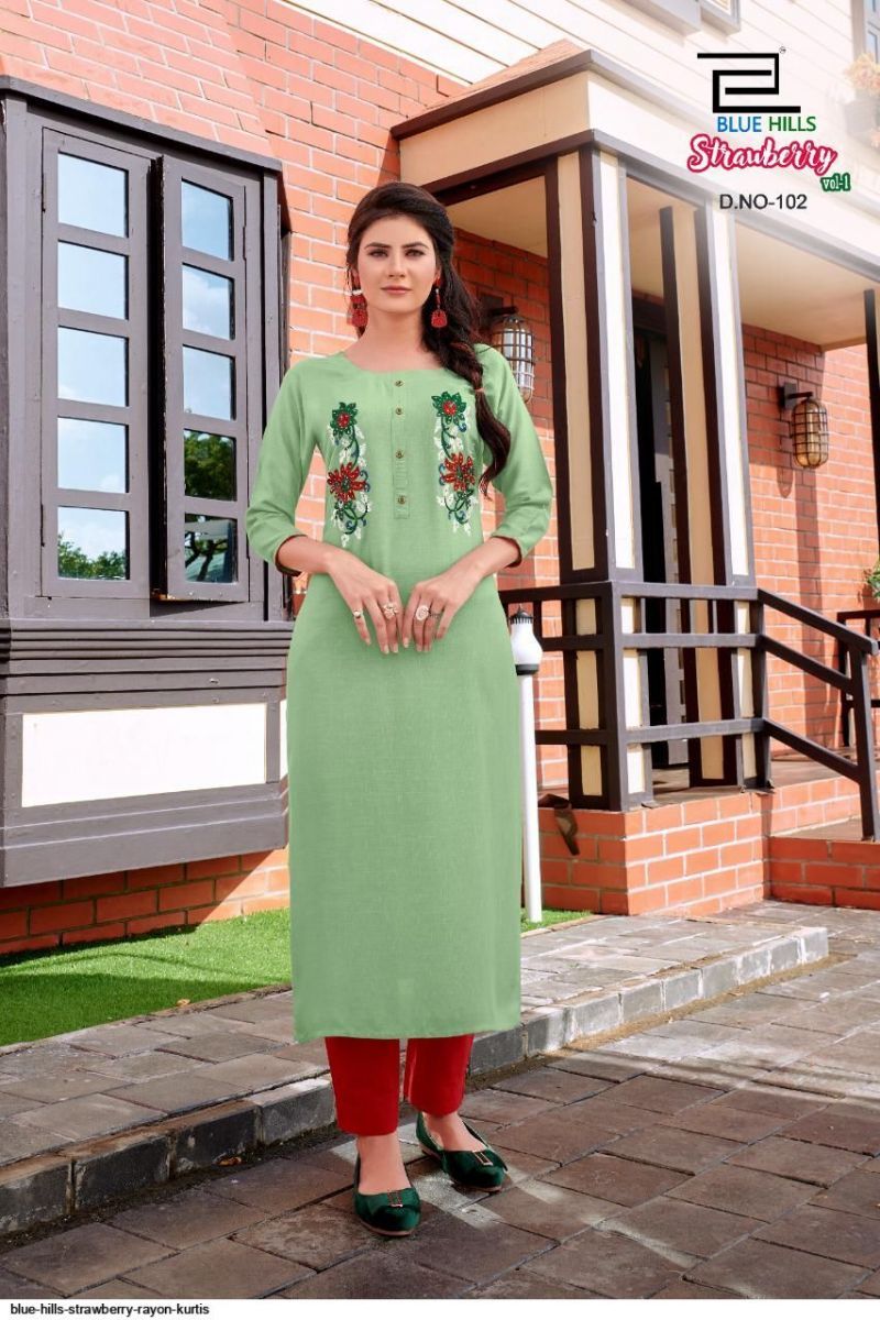 BLUE-HILLS-STRAWBERRY-RAYON-KURTIS-LATEST-CATALOGUE-4