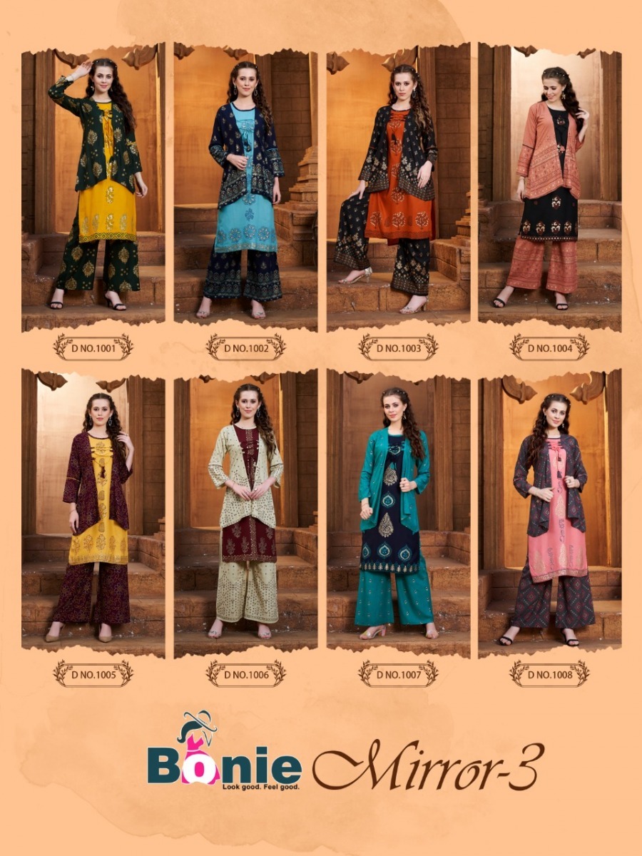BONIE-MIRROR-VOL-3-RAYON-KURTI-WITH-PLAZZO-AND-DUPATTA-SET-WHOLESALER-15