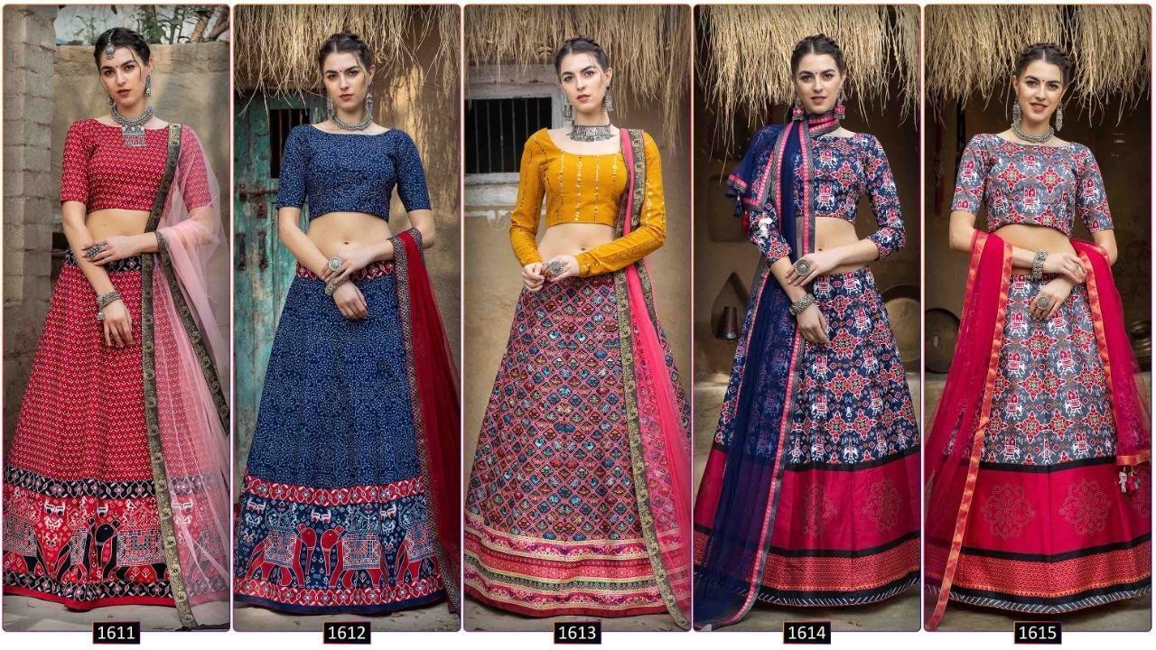 BRIDESMAID-VOL-11-1611-1615-SERIES-DESIGNER-LEHENGA-AT-WHOLESALE-1