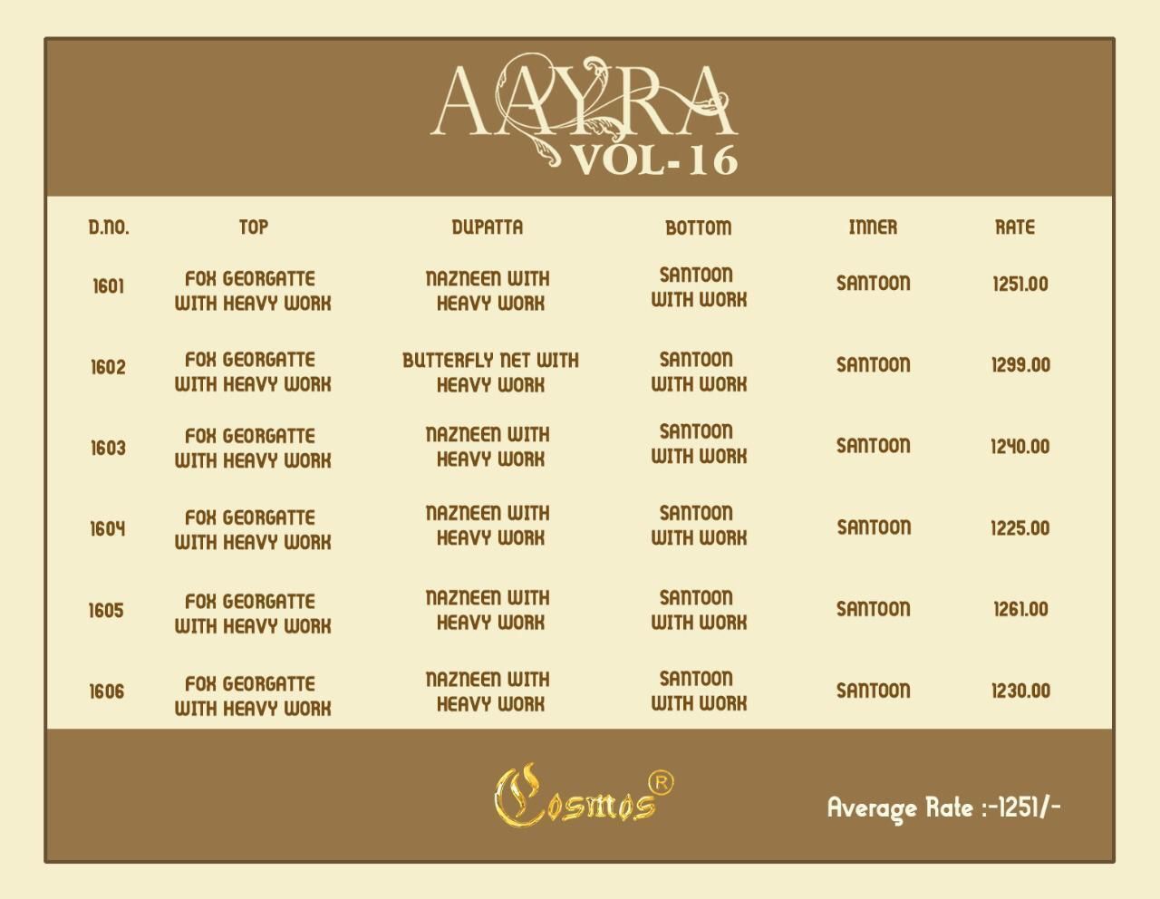 COSMOS-AAYRA-VOL-16-PAKISTANI-SALWAR-SUITS-WHOLESALE-5