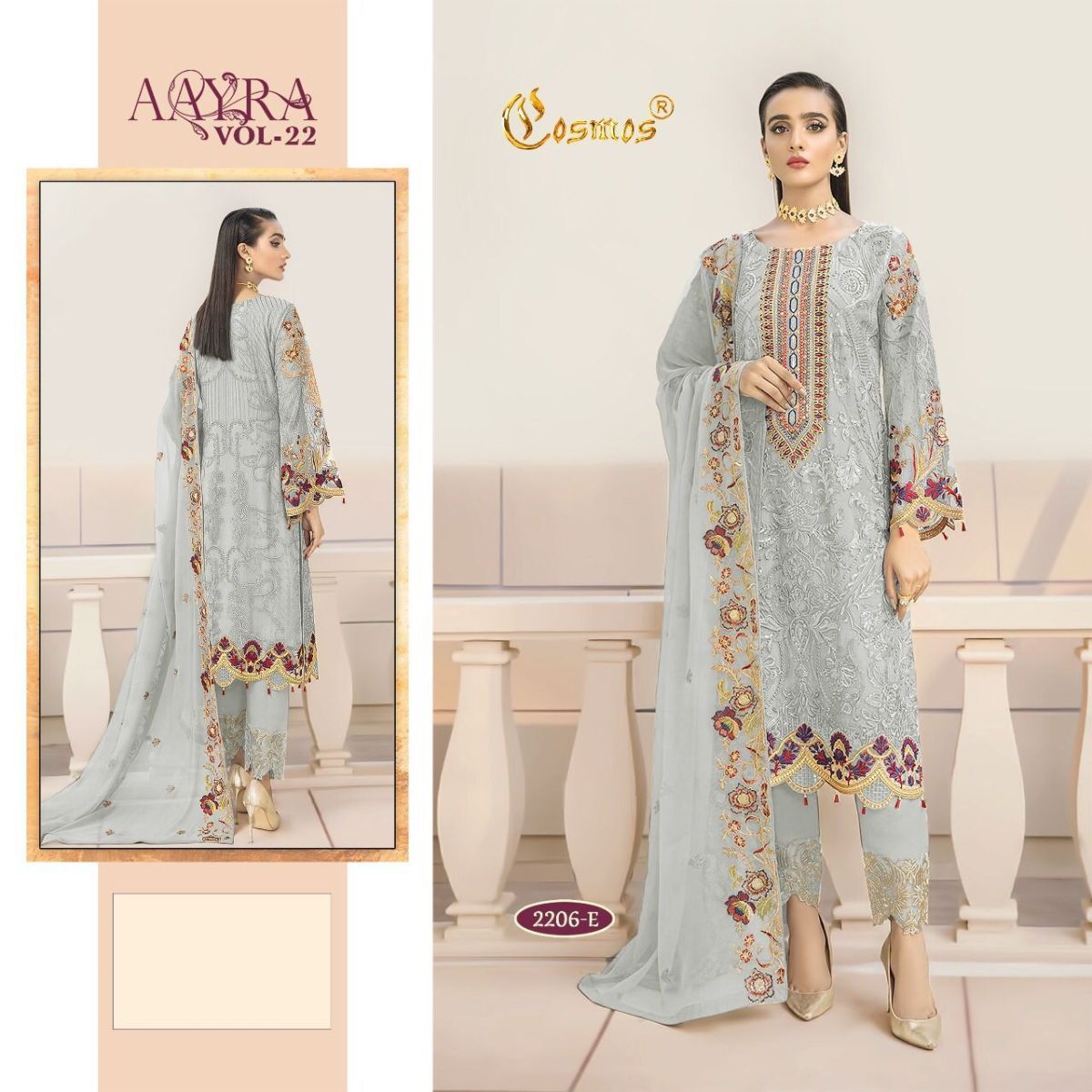 COSMOS-AAYRA-VOL-22-FOUX-GEORGETTE-PAKISTANI-SUITS-WHOLESALE-3