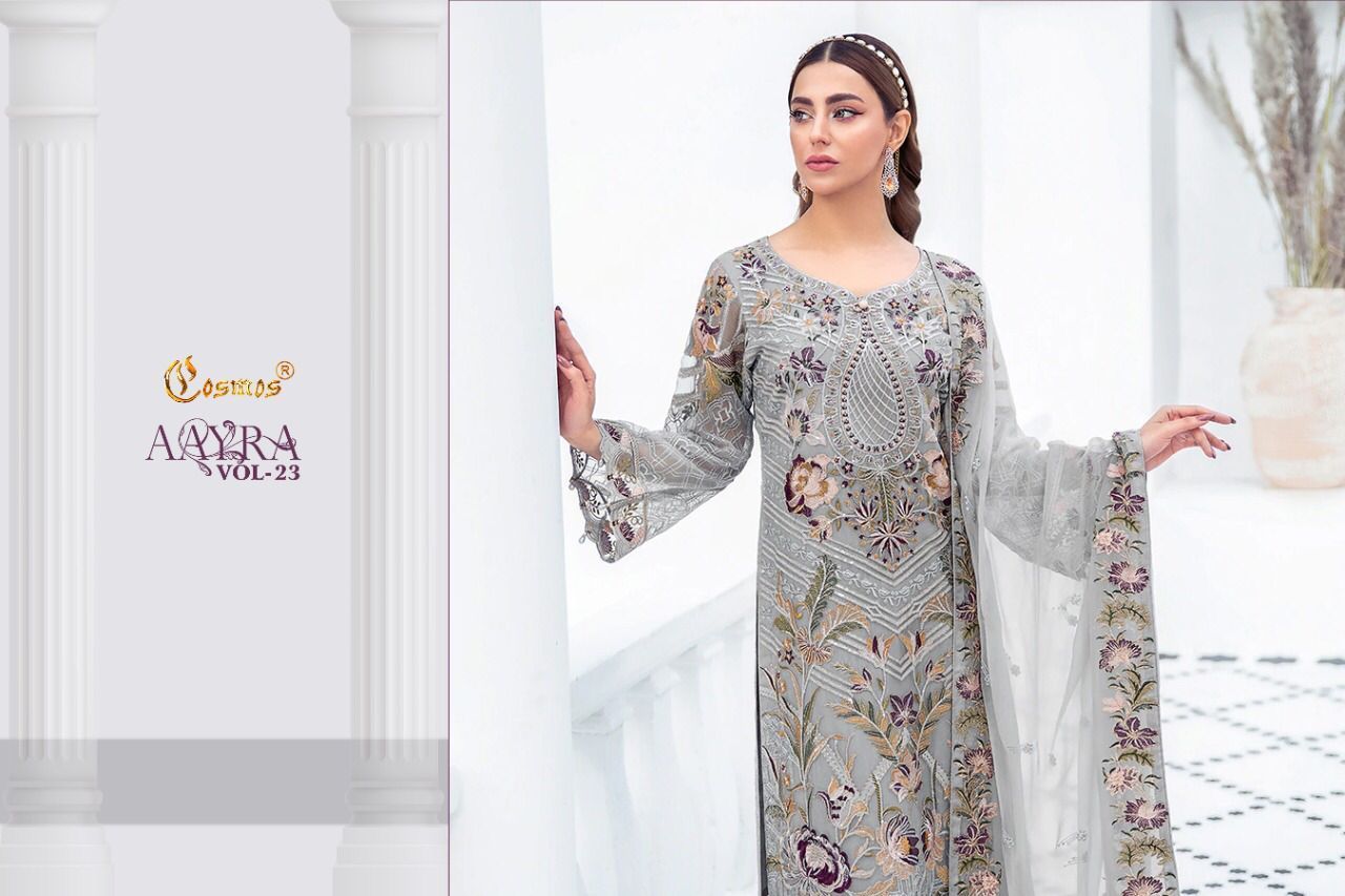 COSMOS-AAYRA-VOL-23-FOUX-GEORGETTE-PAKISTANI-SUITS-NEW-COLLECTION-2022-9