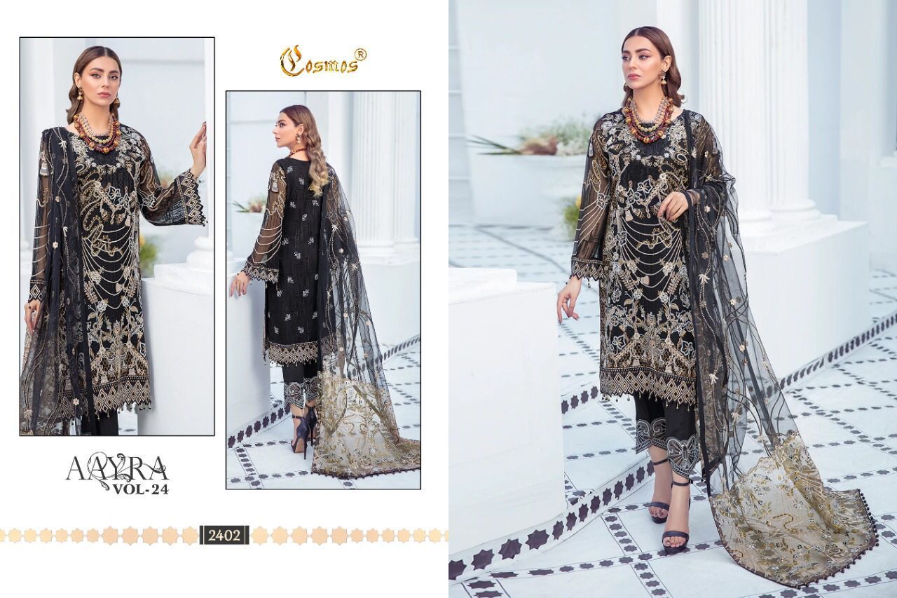 COSMOS-AAYRA-VOL-24-FOUX-GEORGETTE-PAKISTANI-SUITS-AT-SURAT-3