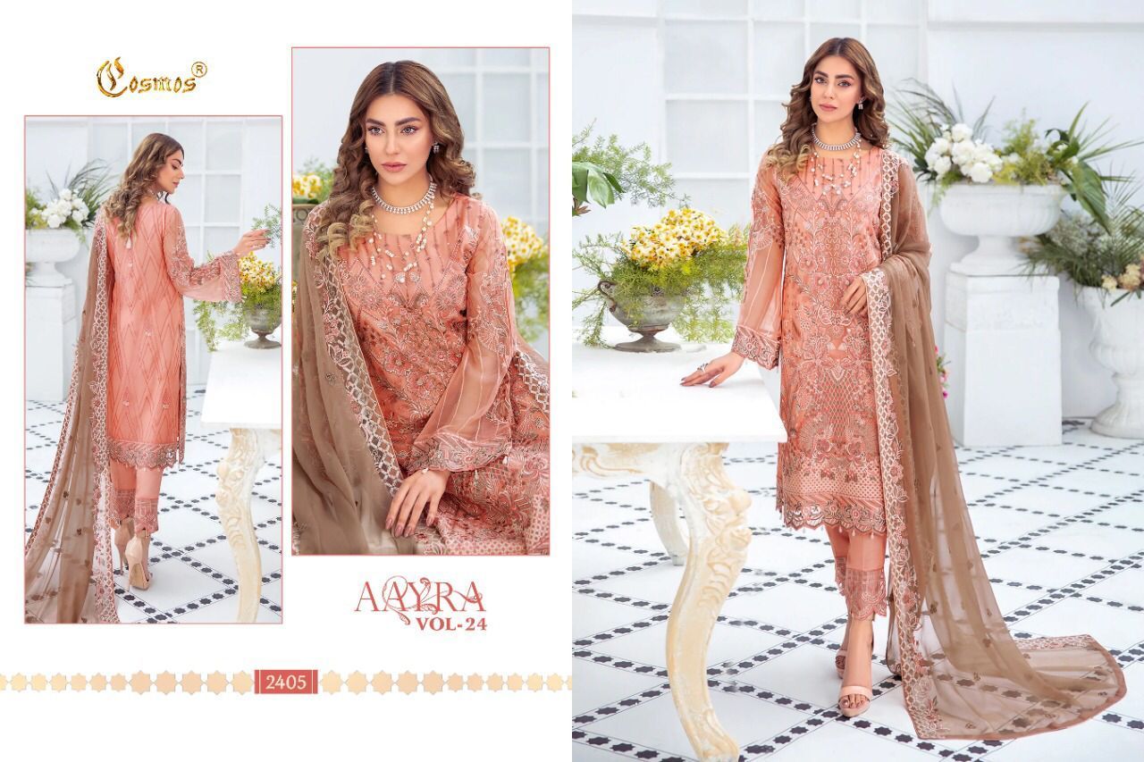 COSMOS-AAYRA-VOL-24-FOUX-GEORGETTE-PAKISTANI-SUITS-AT-SURAT-5