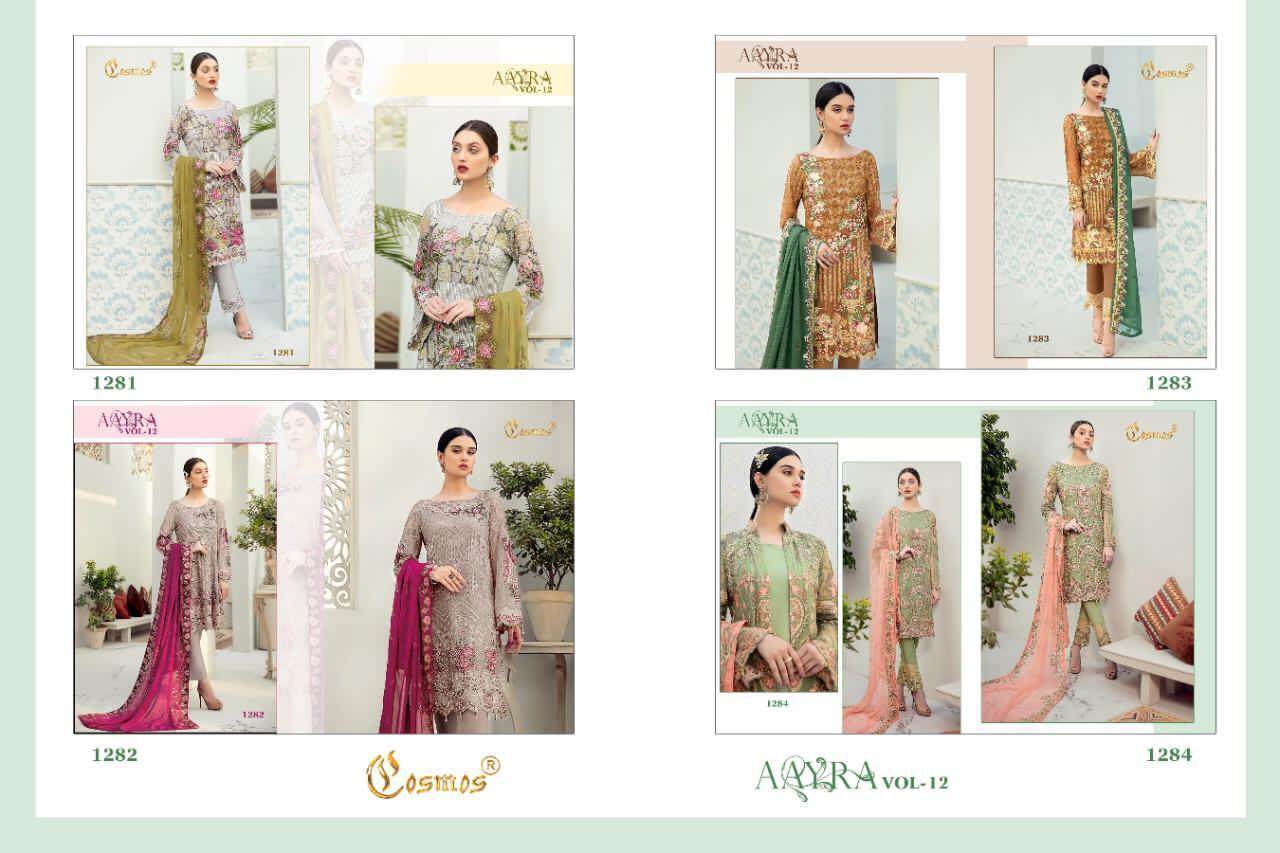 COSMOS-FASHION-AAYRA-VOL-12-PAKISTANI-SUITS-IN-WHOLESALE-PRICE-1