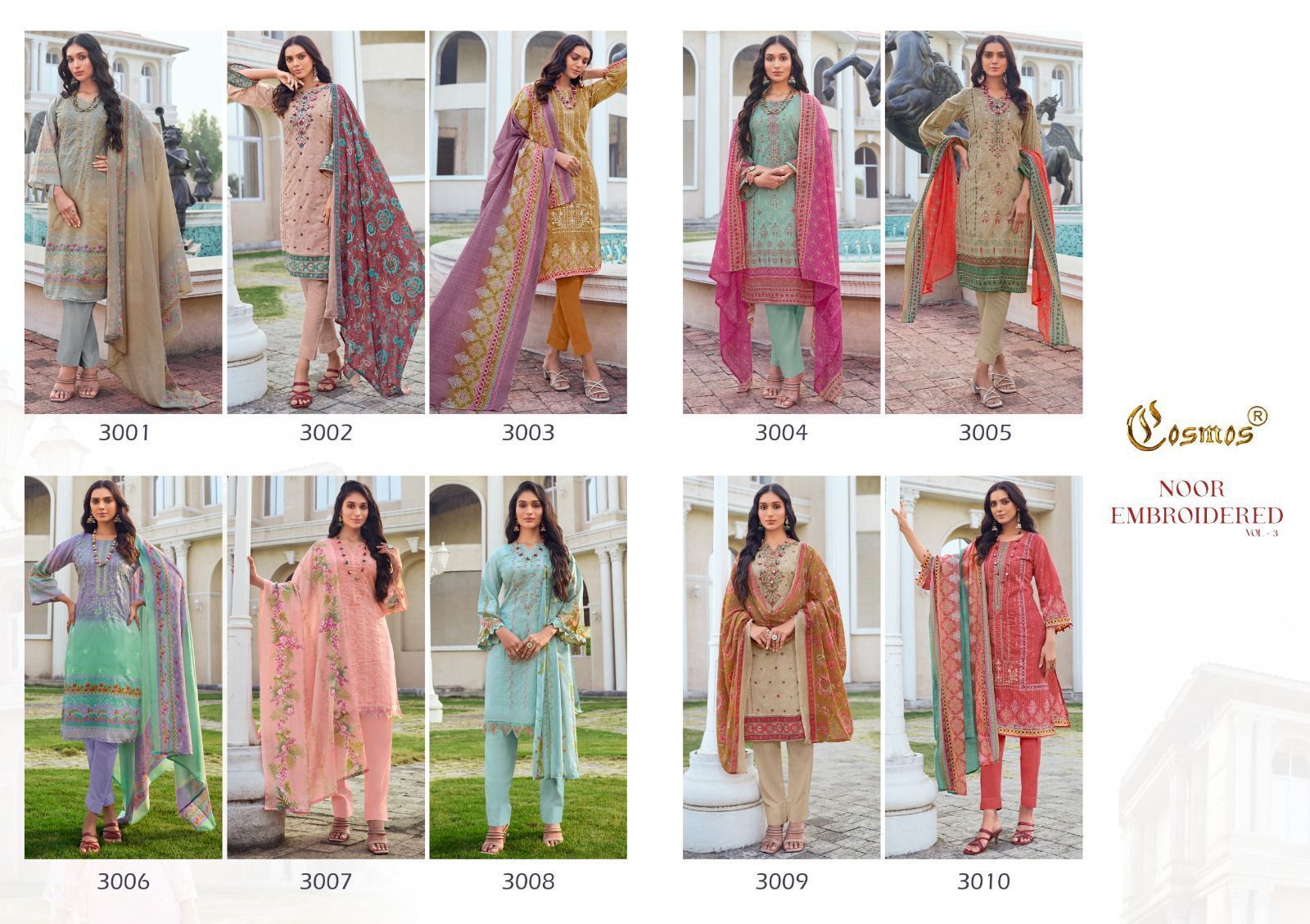 COSMOS-NOOR-EMBROIDERED-VOL-3-SALWAR-KAMEEZ-WHOLESALER-IN-SURAT-2
