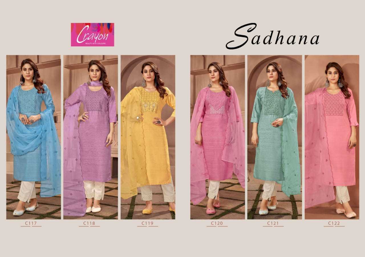 CRAYON-SADHANA-REDAYMADE-TOP-PANT-WITH-DUPATTA-3PCS-SET-CATALOGUE-8