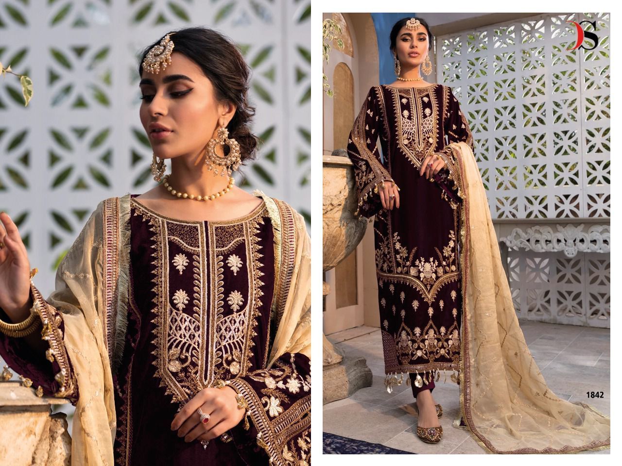 DEEPSY-BAROQUE-VELVET-VOL-2-1841-1846-PAKISTANI-VELVET-EMBROIDERY-SUITS-3