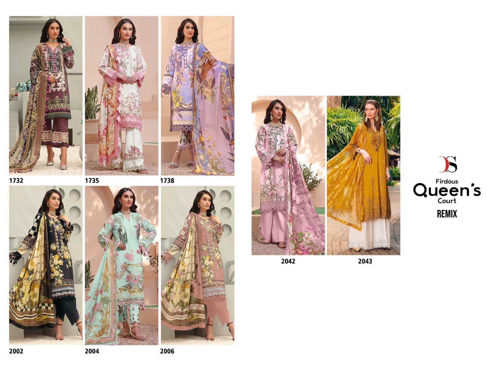 DEEPSY-FIRDOUS-QUEENS-COURT-REMIX-COTTON-PAKISTANI-SUITS-WHOLESALER-SURAT-2