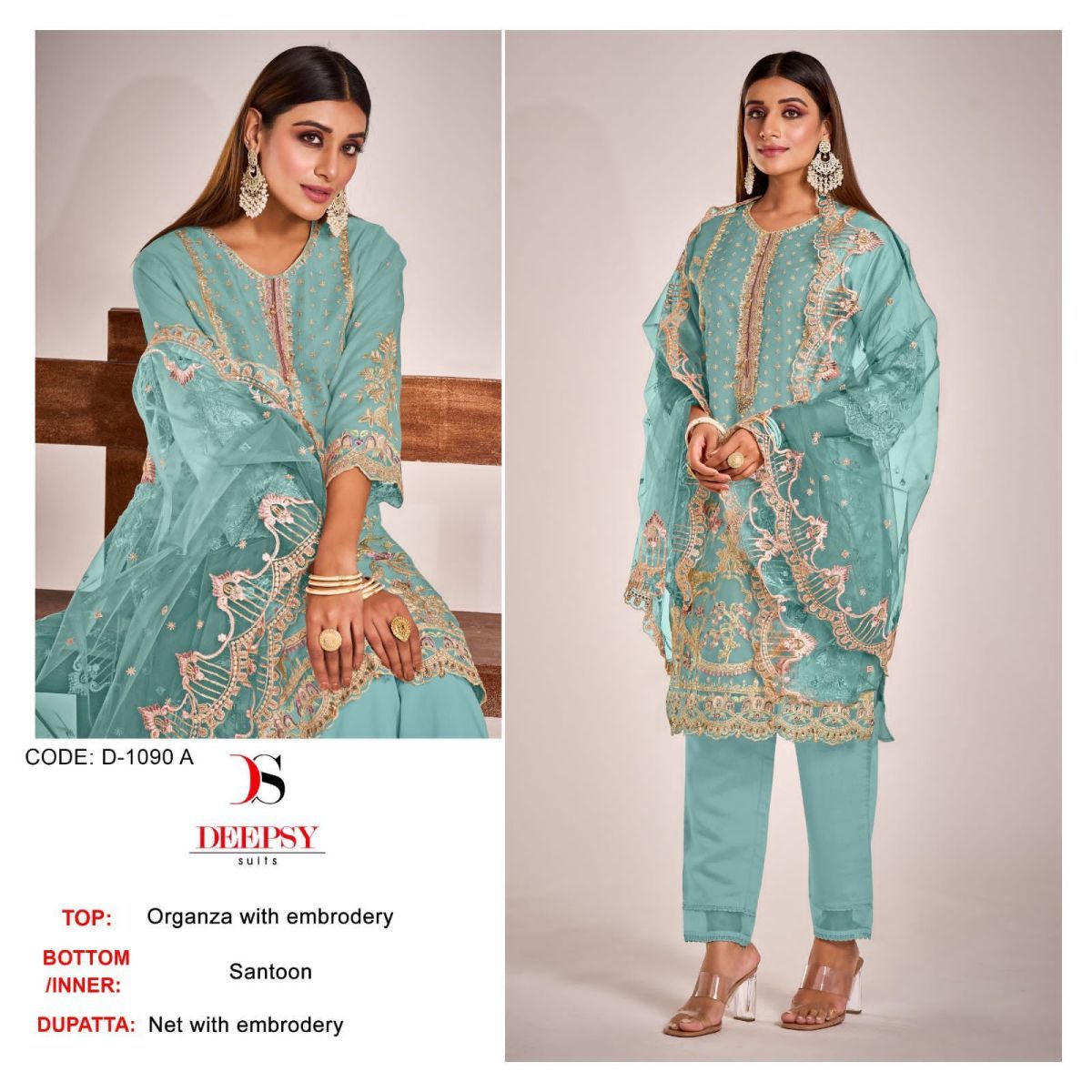 DEEPSY-SUITS-1090-SERIES-ORGANZA-TOP-BOTTOM-WITH-DUPATTA-WHOLESALER-SURAT-1