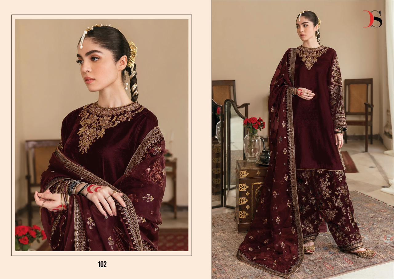 DEEPSY-SUITS-MARIA-B-101-SERIES-VELVET-EMBROIDERY-SALWAR-SUITS-SUPPLIER-1