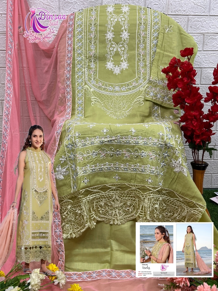DINSAA-SUIT-245-IZELA-VOL-1-COTTON-SALWAR-SUITS-2