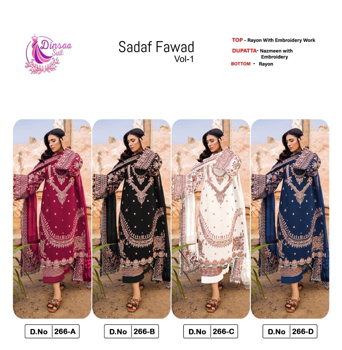 DINSAA-SUIT-266-A-B-C-D-SADAF-FAWAD-VOL-1-SUITS-1