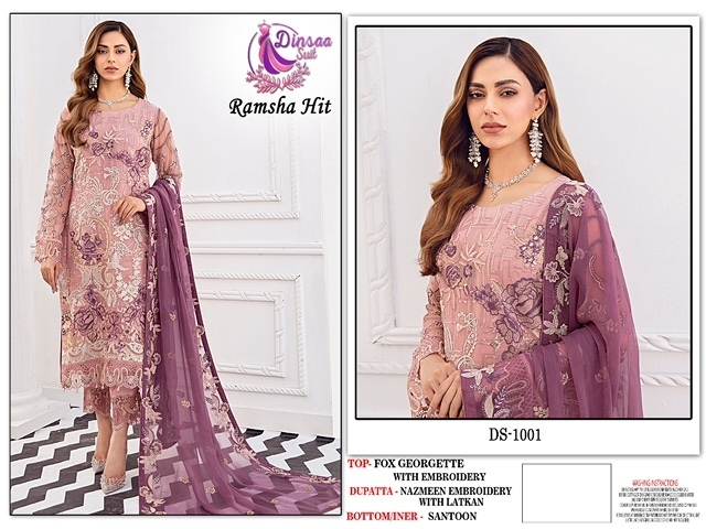 DINSAA-SUIT-RAMSHA-HIT-FOUX-GEORGETTE-PAKISTANI-SUITS-CATALOGUE-1