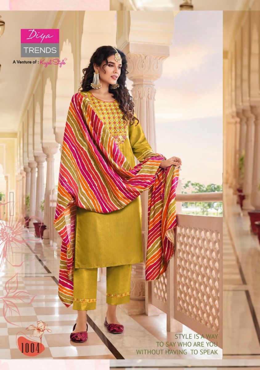 DIYA-TRENDS-VEERA-VOL-1-CHANDERI-KURTIS-PANT-WITH-DUPATTA-WHOLESALER-SURAT-5