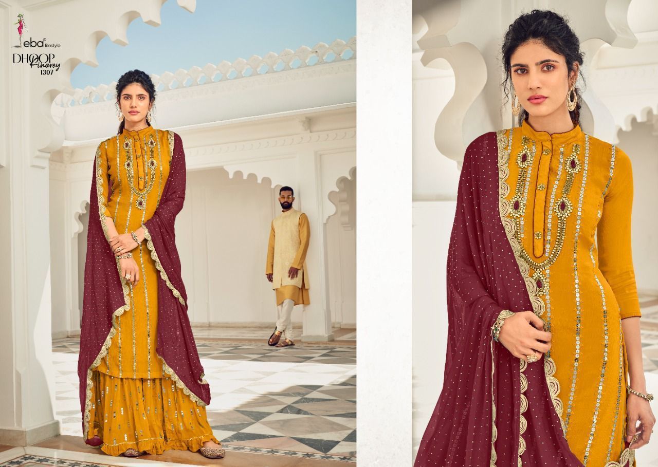 EBA-DHOOP-KINAREY-COLOR-EDITION-GEORGETTE-PAKISTANI-SUITS-WHOLESALE-1