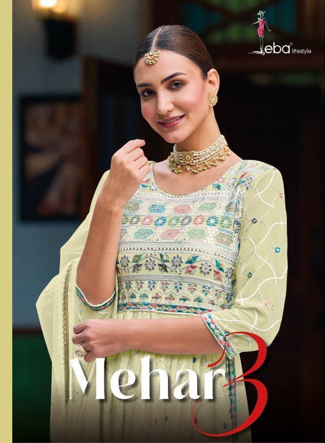 EBA-LIFESTYLE-MEHAR-VOL-3-FOUX-GEORGETTE-EMBROIDERY-SUITS-WHOLESALE-1