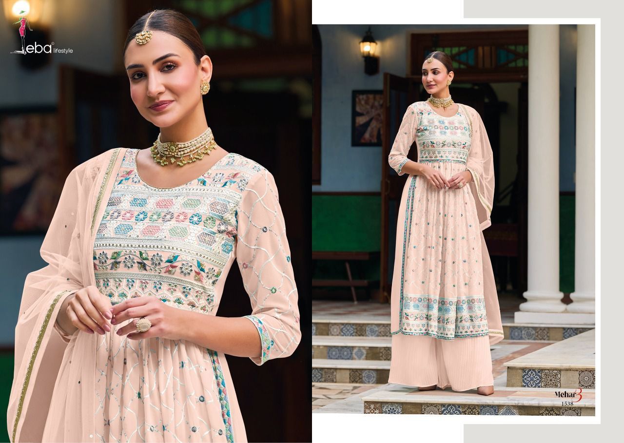 EBA-LIFESTYLE-MEHAR-VOL-3-FOUX-GEORGETTE-EMBROIDERY-SUITS-WHOLESALE-4