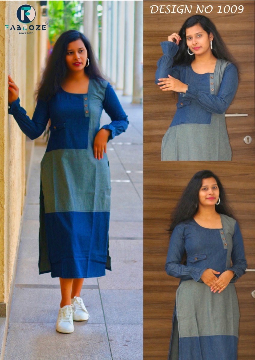 FEBROZE-DESIGNER-COTTON-DENIM-KURTIS-LATEST-CATALOGUE-1