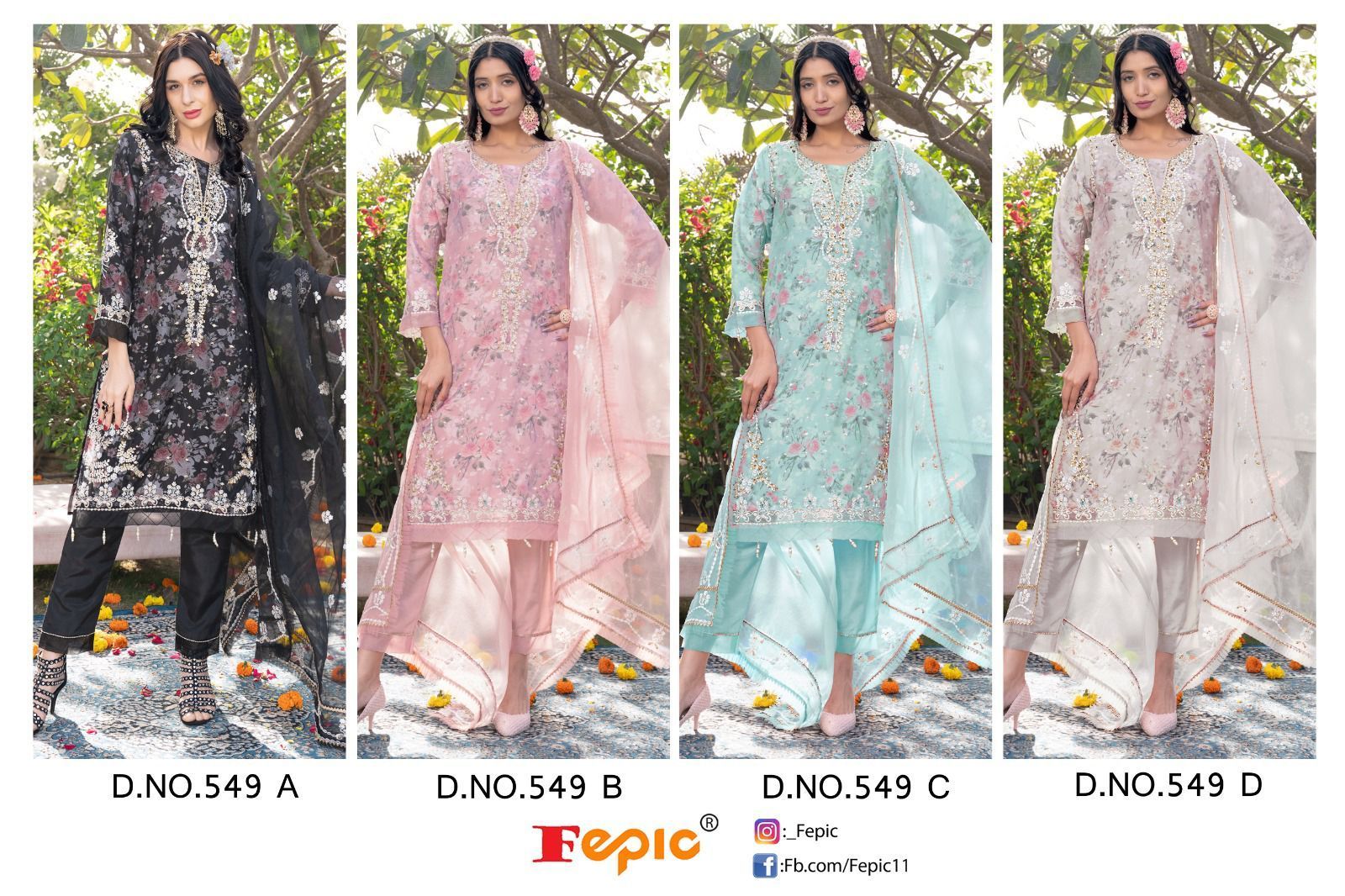 FEPIC-CRAFTED-NEEDLE-549-SERIES-KURTI-PANT-WITH-DUPATTA-WHOLESALER-SURAT-5