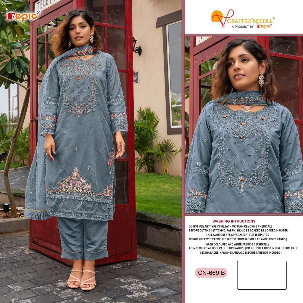 FEPIC-CRAFTED-NEEDLE-669-SERIES-KURTI-PANT-WITH-DUPATTA-LATEST-CATALOGUE-3