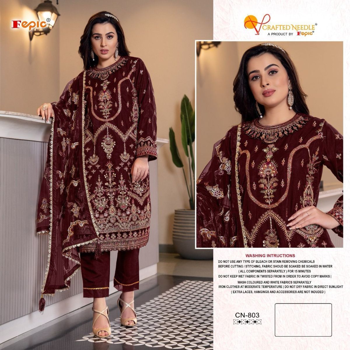 FEPIC-CRAFTED-NEEDLE-CN-803-ORGANZA-PAKISTANI-SALWAR-SUIT-IN-SURAT-4