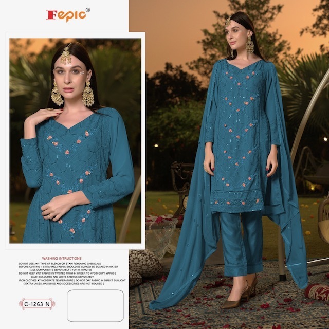 FEPIC-ROSEMEEN-C-1263-SERIES-GEORGETTE-PAKISTANI-SUITS-AT-SURAT-1