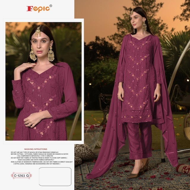 FEPIC-ROSEMEEN-C-1263-SERIES-GEORGETTE-PAKISTANI-SUITS-AT-SURAT-4