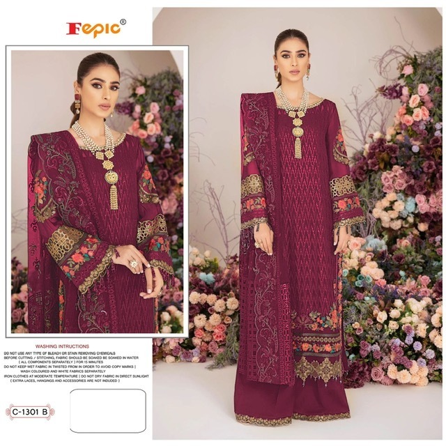 FEPIC-ROSEMEEN-C-1301-GEORGETTE-PAKISTANI-SUITS-WHOLESALE-2
