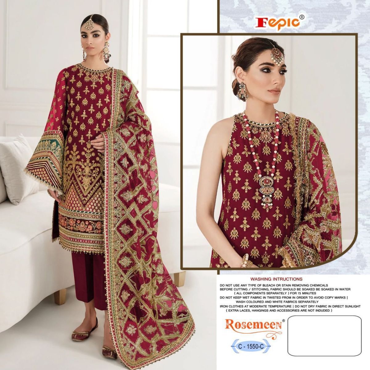 FEPIC-ROSEMEEN-C-1550-ORGANZA-SALWAR-SUITS-WHOLESALER-IN-SURAT-4