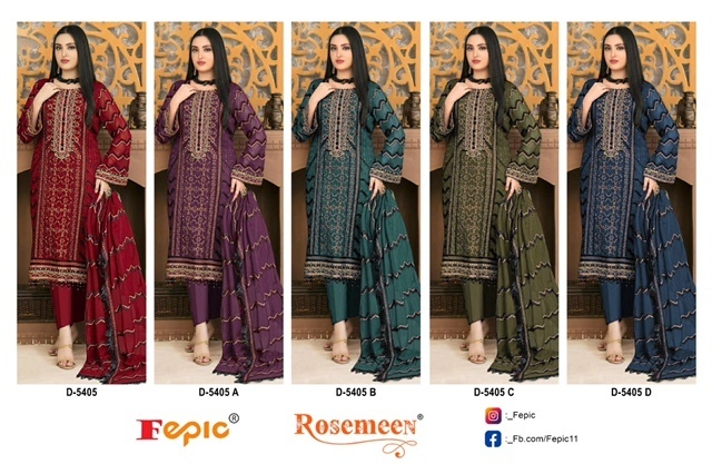 FEPIC-ROSEMEEN-C-5405-GEORGETTE-EMBROIDERY-PAKISTANI-SUITS-CATALOGUE-11