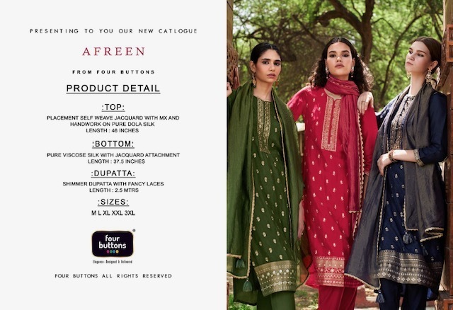 FOUR-BUTTONS-AFREEN-HANDWORK-KURTI-PANT-WITH-DUPATTA-WHOLESALER-SURAT-9