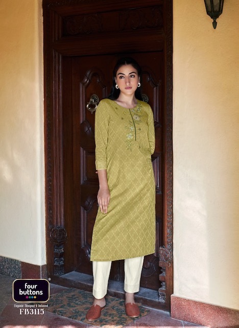 FOUR-BUTTONS-RAABTA-COTTON-KURTI-WITH-PANTS-WHOLESALER-SURAT-6