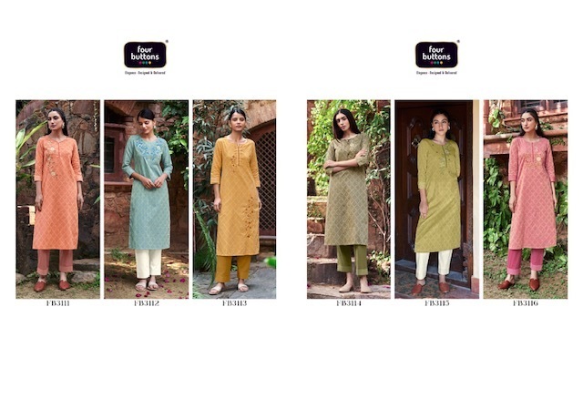 FOUR-BUTTONS-RAABTA-COTTON-KURTI-WITH-PANTS-WHOLESALER-SURAT-8