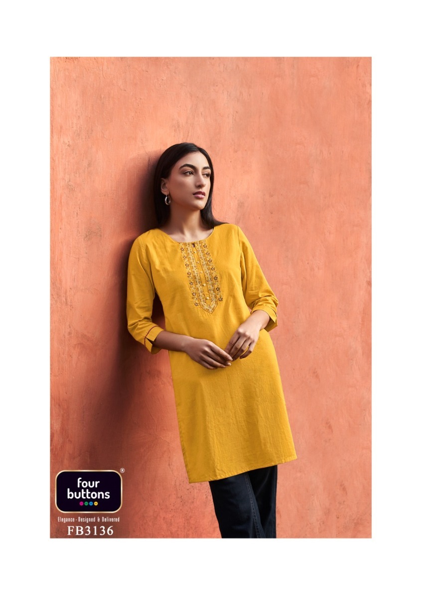 FOUR-BUTTONS-TULIP-VOL-3-COTTON-DOBBY-KURTIS-COLLECTION-2023-12