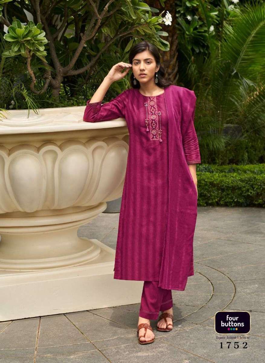 FOUR-BUTTONS-ZIBA-READYMADE-KURTI-PANT-WITH-DUPATTA-3-PCS-SET-2