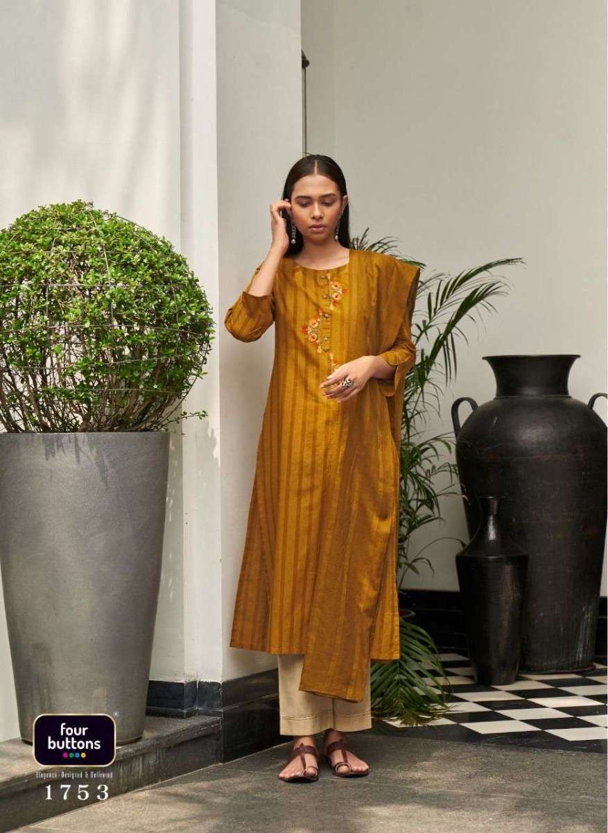 FOUR-BUTTONS-ZIBA-READYMADE-KURTI-PANT-WITH-DUPATTA-3-PCS-SET-6