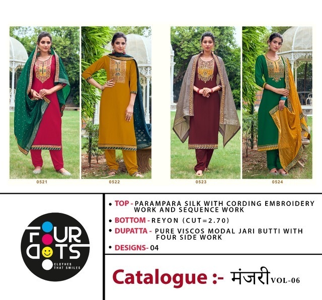 FOUR-DOTS-MANJARI-VOL-6-SALWAR-SUITS-WHOLESALER-4