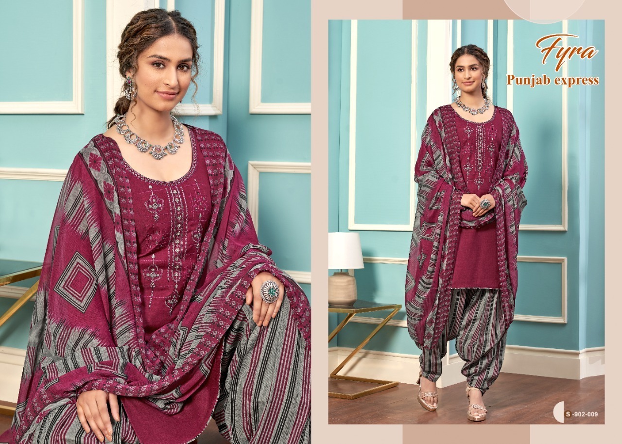 FYRA-PUNJAB-EXPRESS-S-902-COTTON-EMBROIDERED-SUITS-AT-WHOLESALE-1